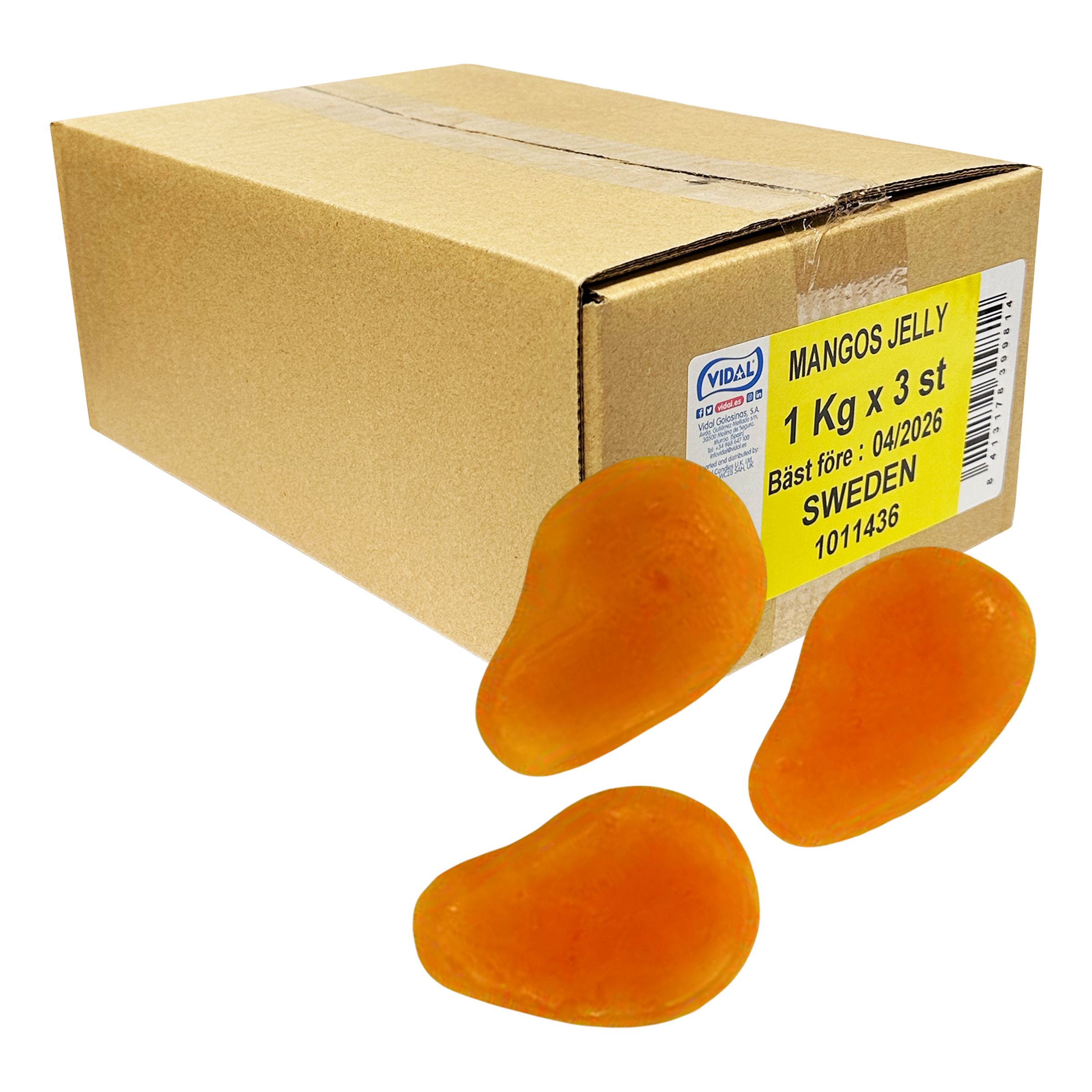 Mangos Jelly Økonomipakke - 3 kg
