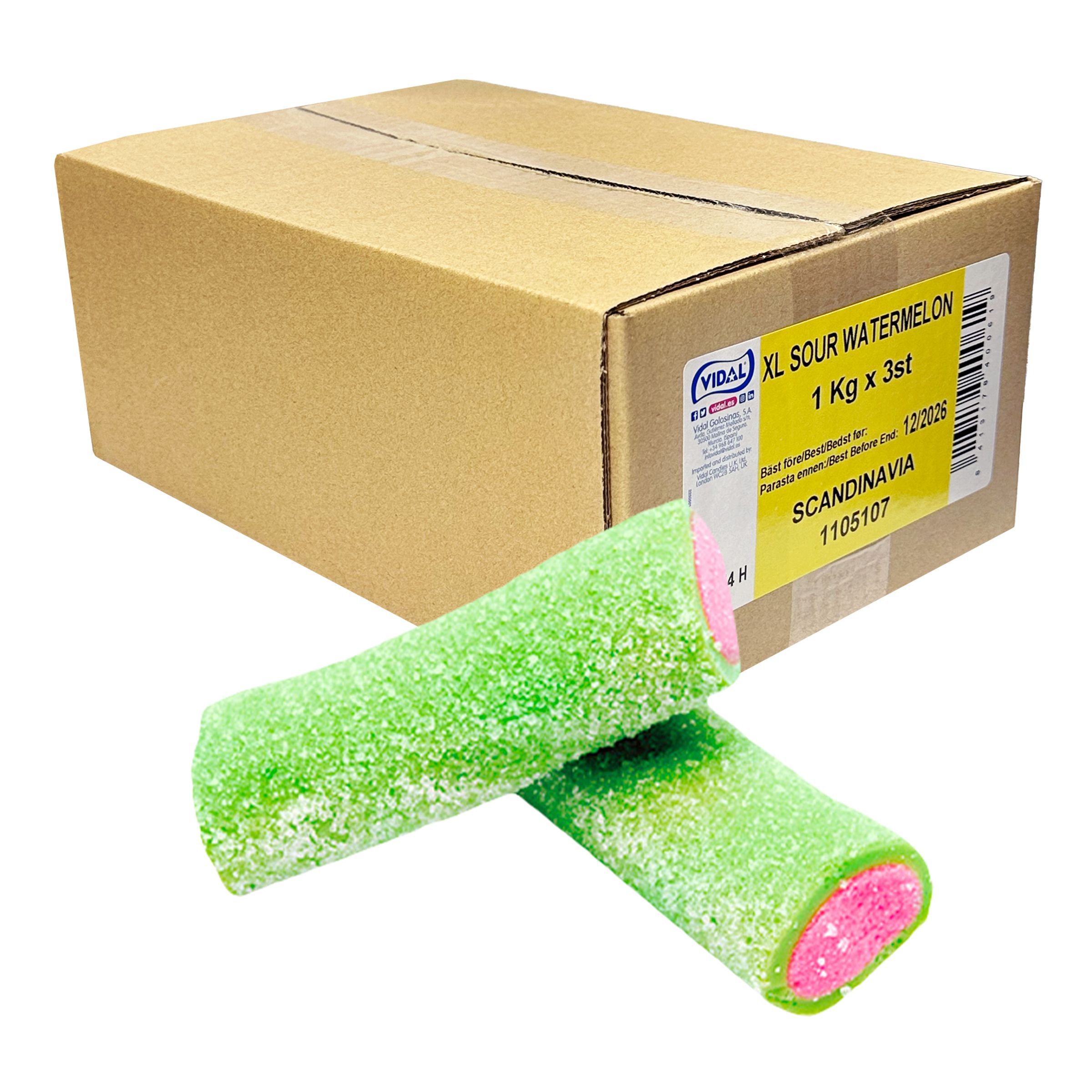 XL Sour Watermelon Økonomipakke - 3 kg