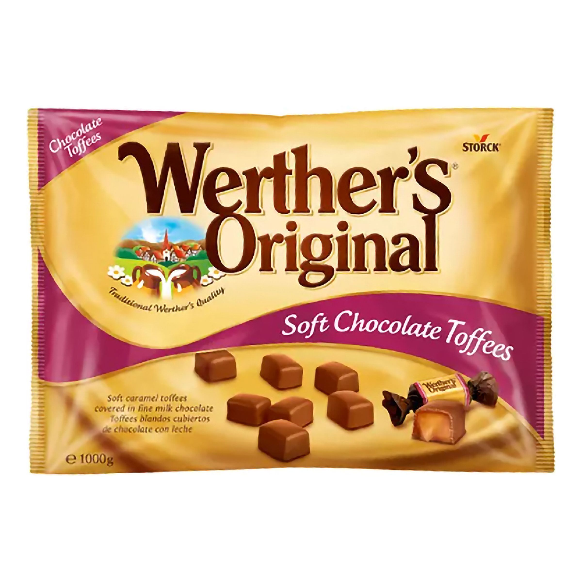 Werthers Original Chocolate Toffee Økonomipakke - 1 kg