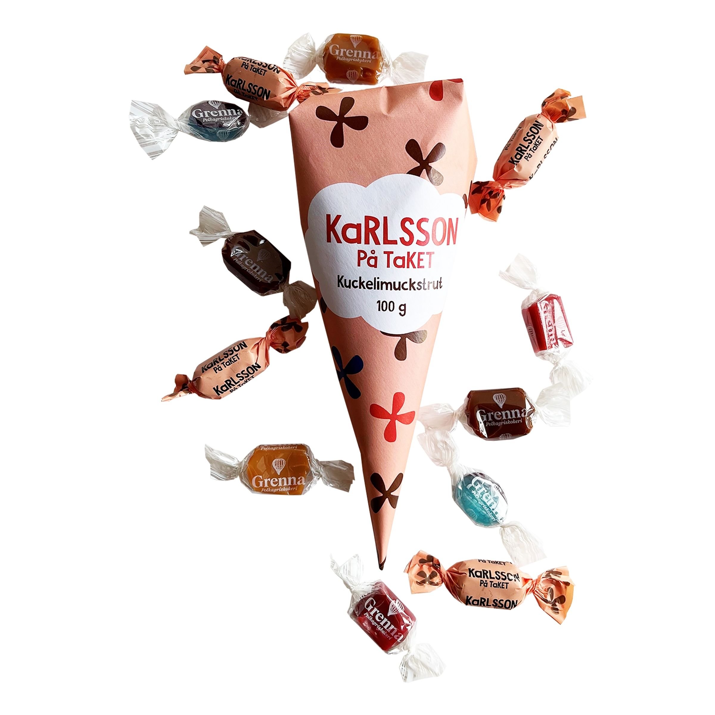 Karlsson på Taget Slikkræmmerhus - 100 gram