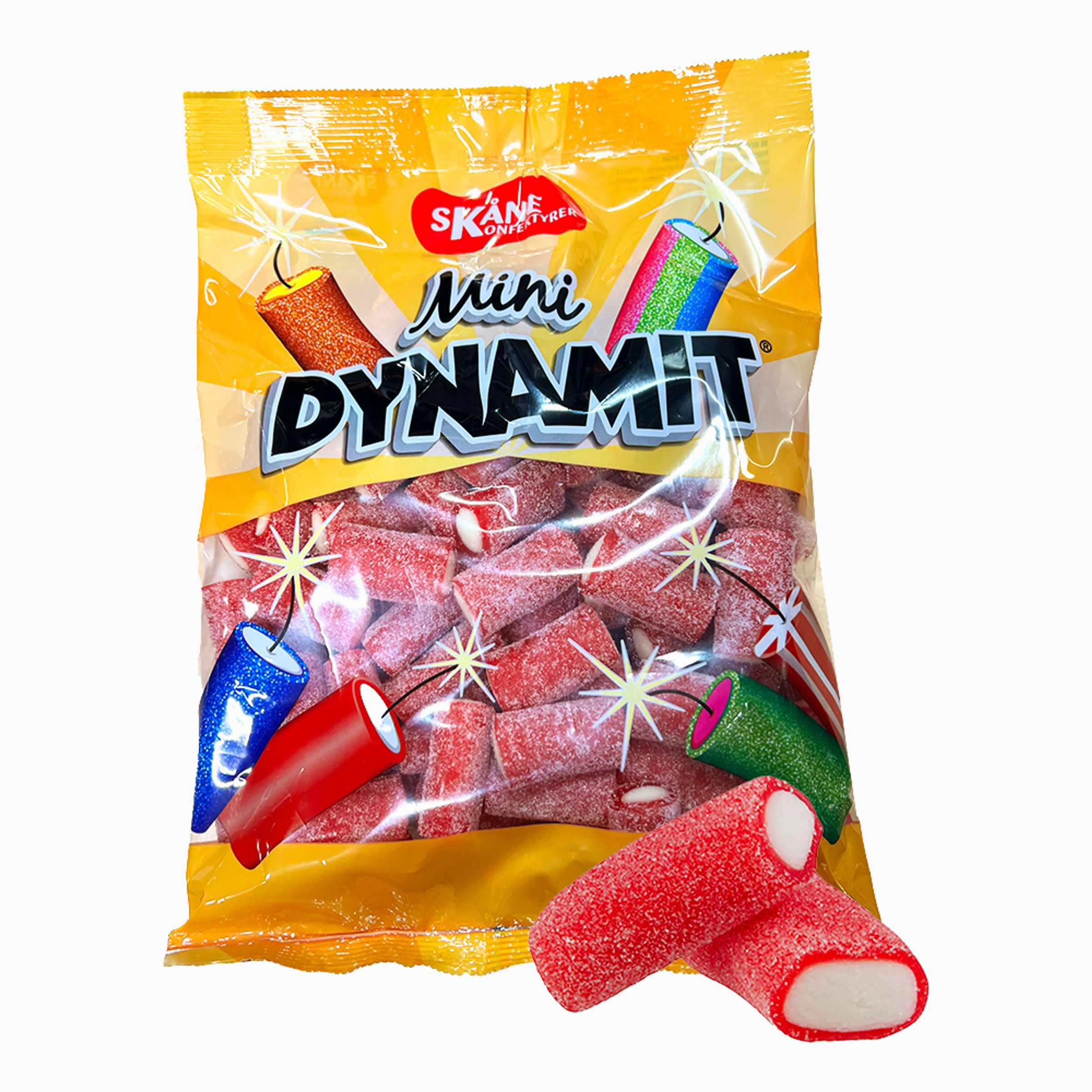 Minidynamit Sure Jordbær Økonomipakke - 1 kg