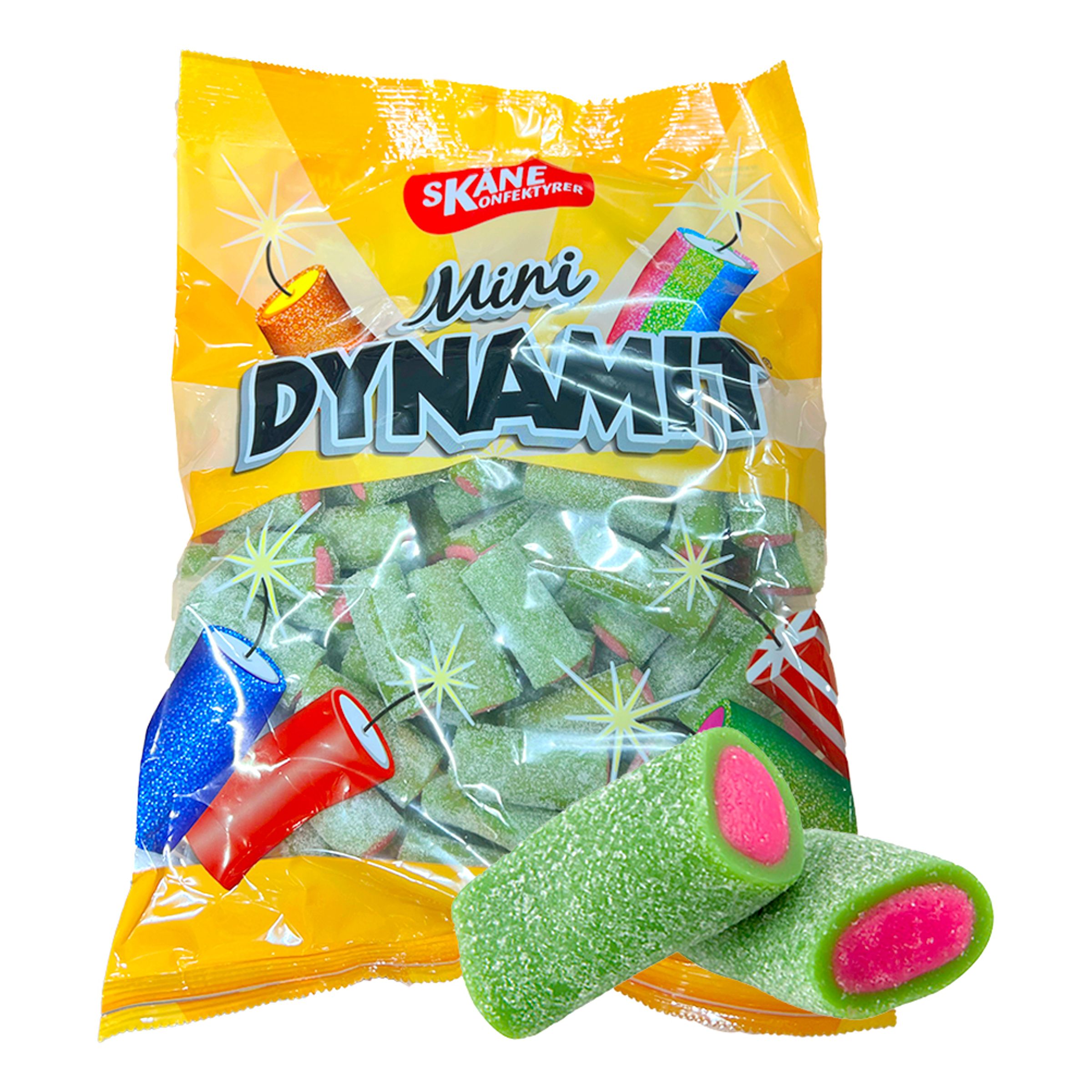 Minidynamit Sur Vandmelon Økonomipakke - 1 kg