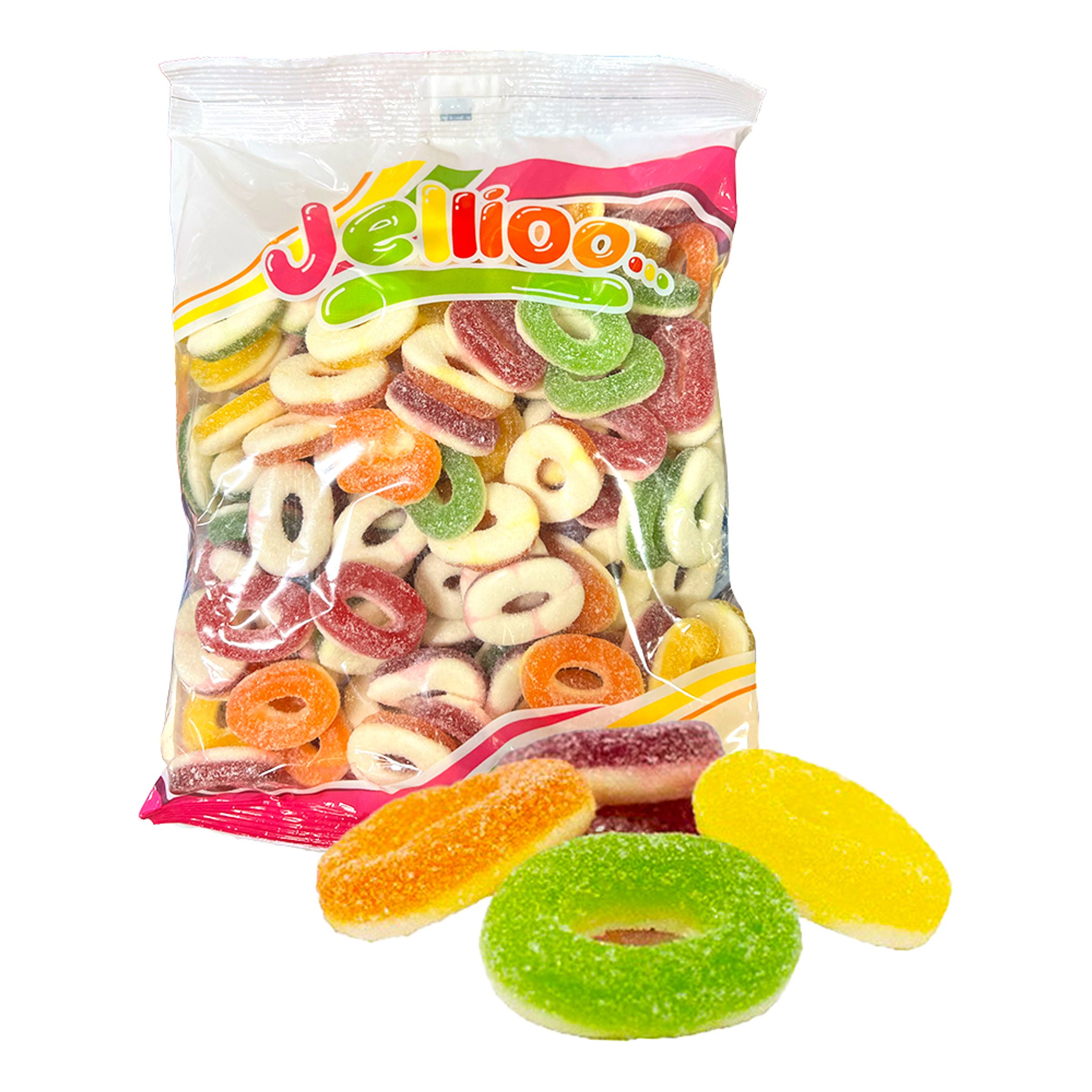 Sour Rings Økonomipakke - 1 kg