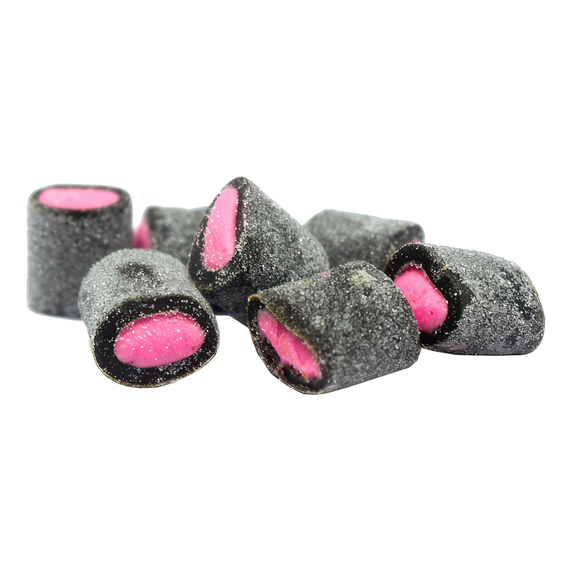 Hindbærfyldt Salmiaklakrids Økonomipakke - 2 kg