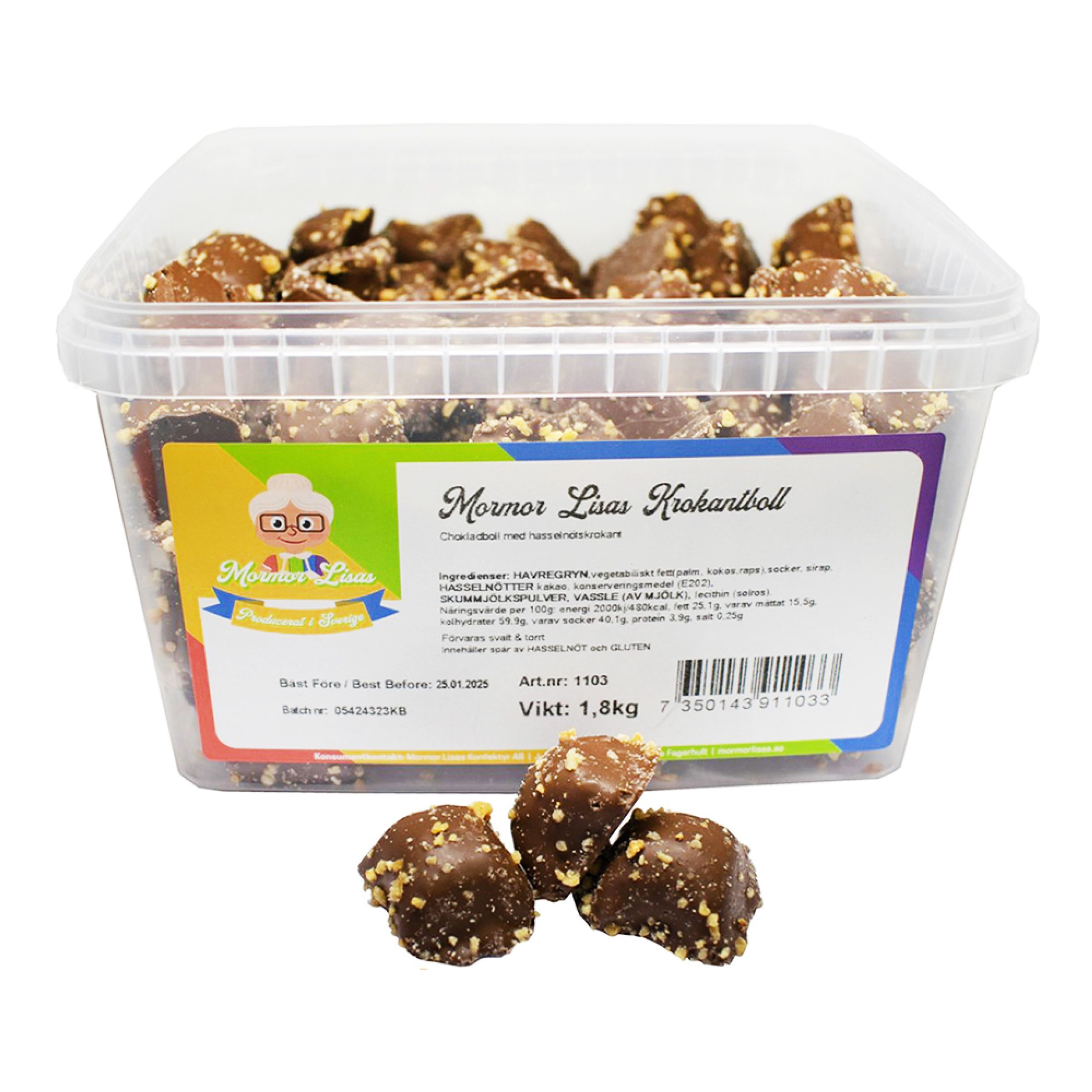 Mormor Lisas Krokantbolde Økonomipakke - 1,8 kg
