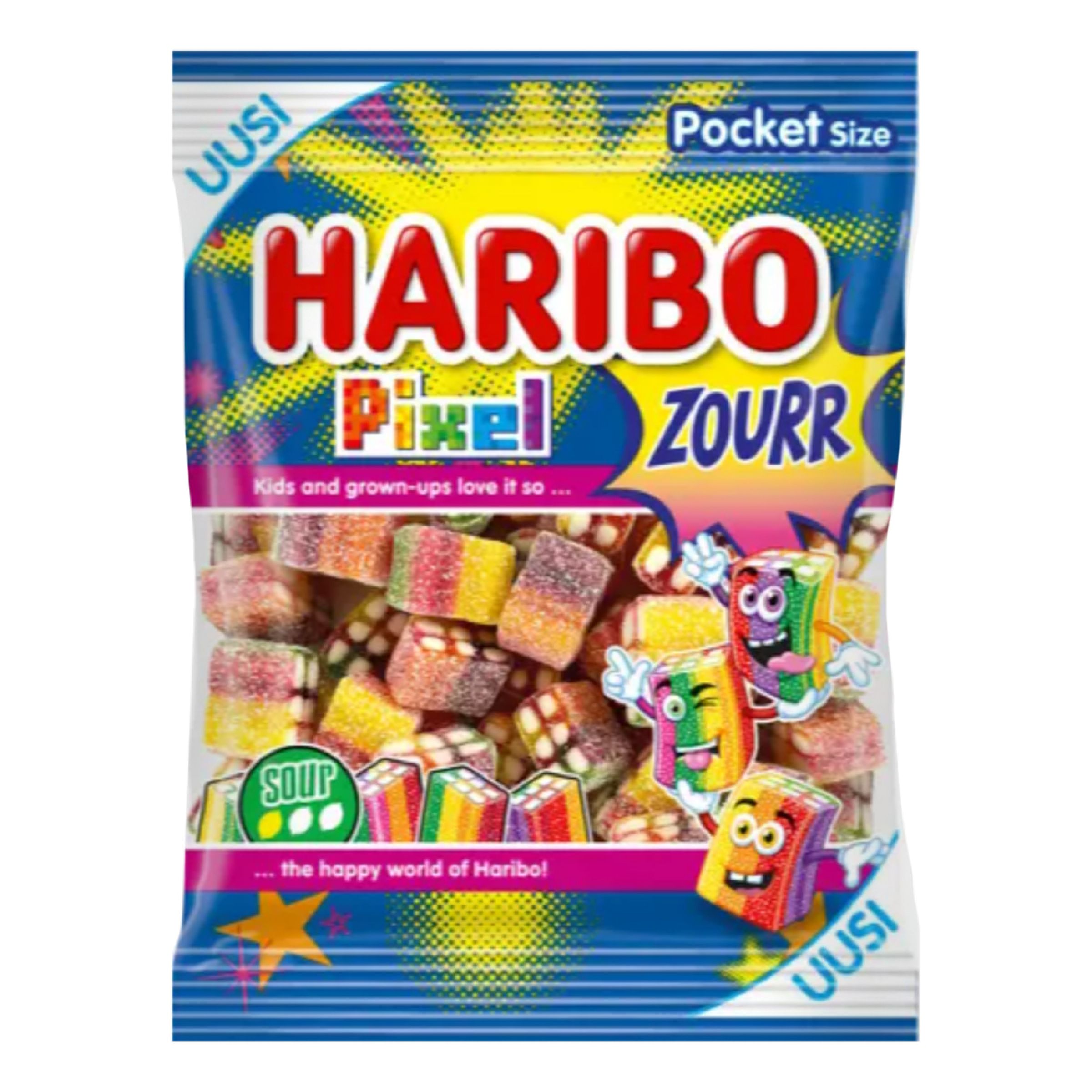 Haribo Pixel Zourr - 80 gram