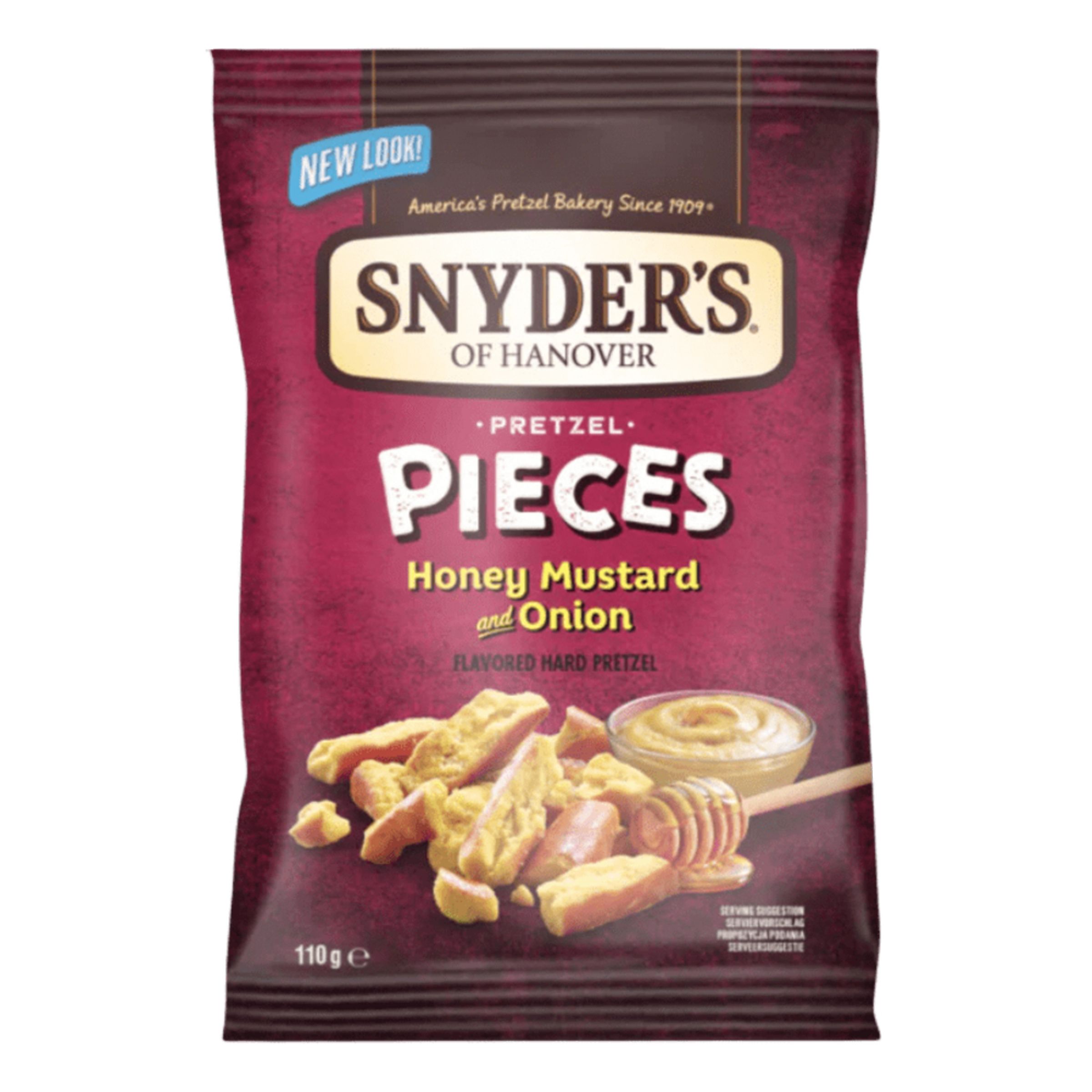 Snyders Pretzel Pieces Honey Mustard & Onion - 110 gram