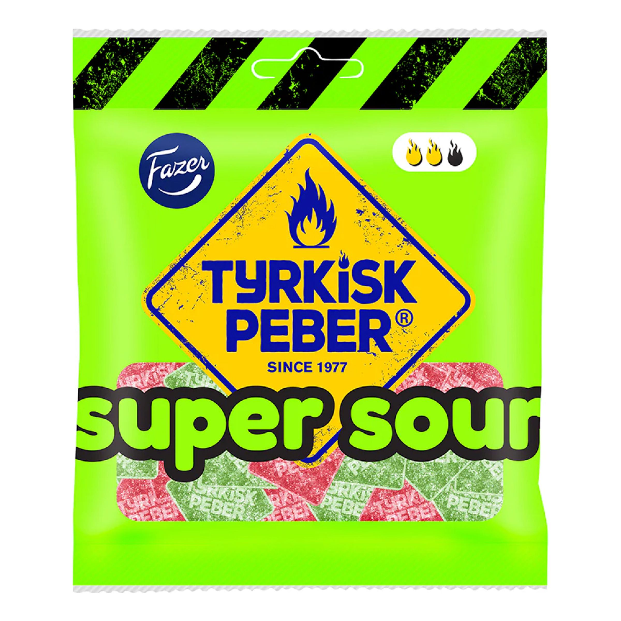 Tyrkisk Peber Super Sour - 80 gram