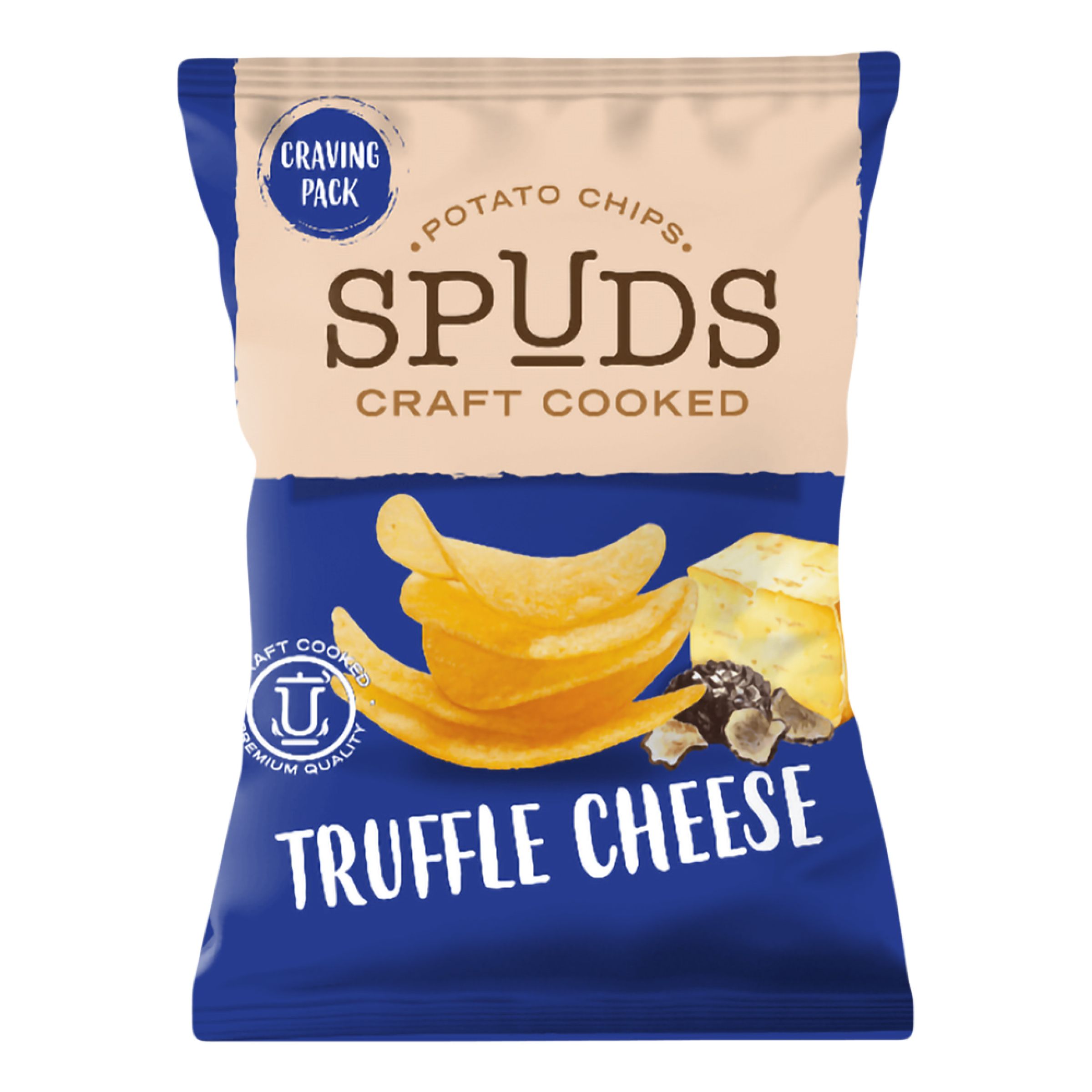 Spuds Craft Cooked Trøffel Ost - 145 gram