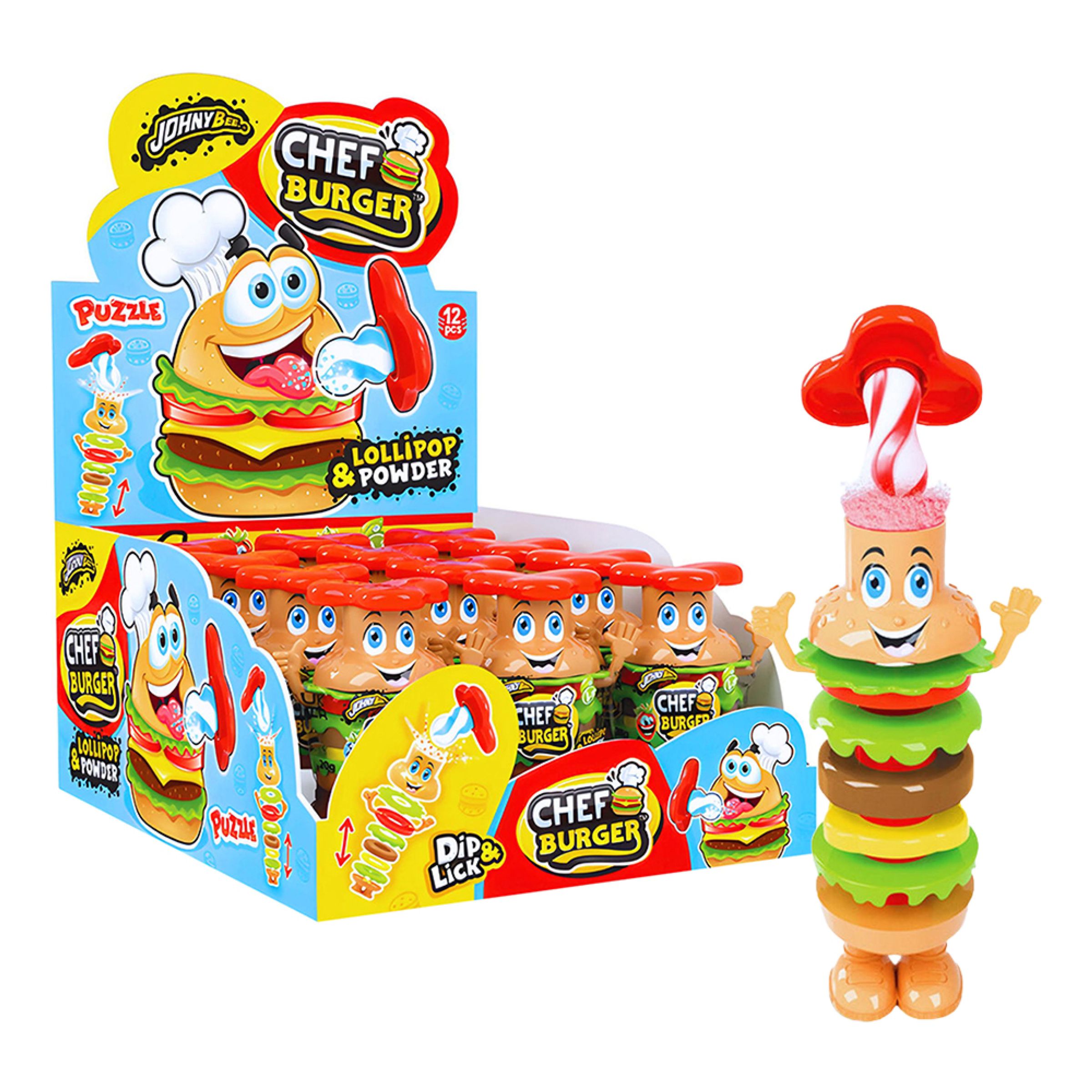 Chef Burger Dip & Lick Økonomipakke - 12-pak