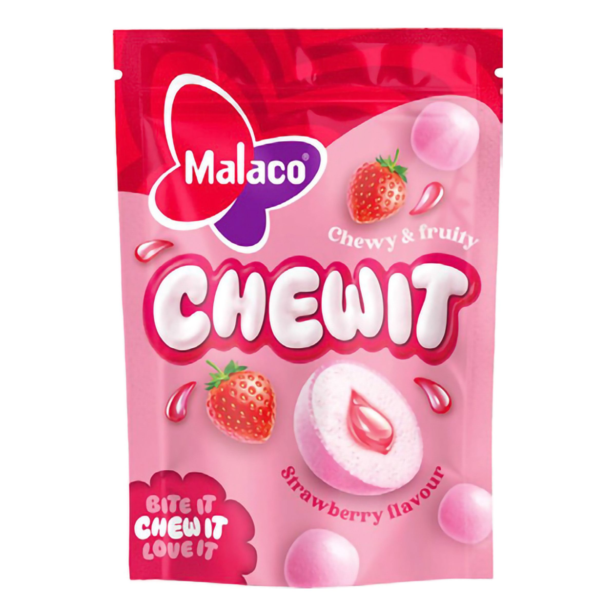 Malaco Chewit Strawberry - 115 gram
