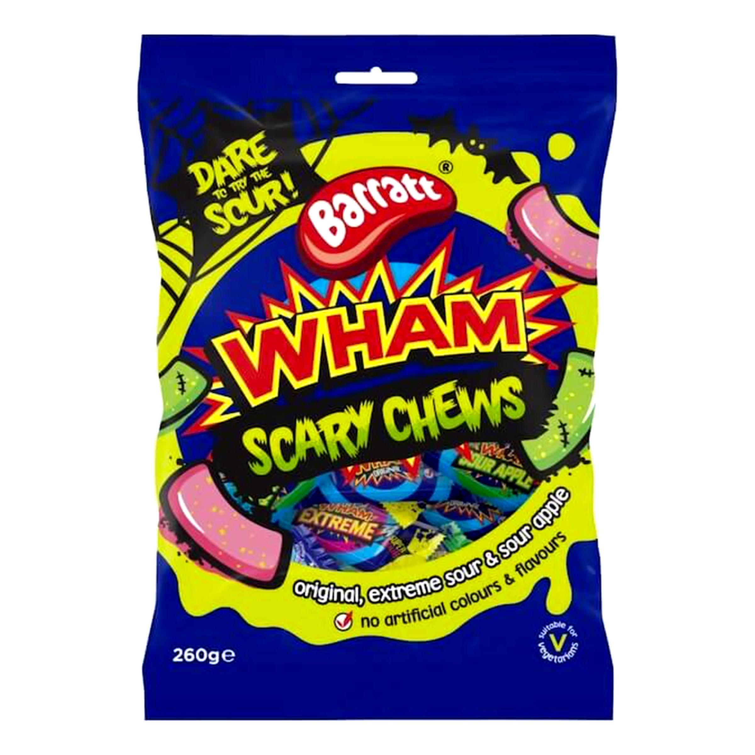 Barratt Wham Scary Chews - 260 gram