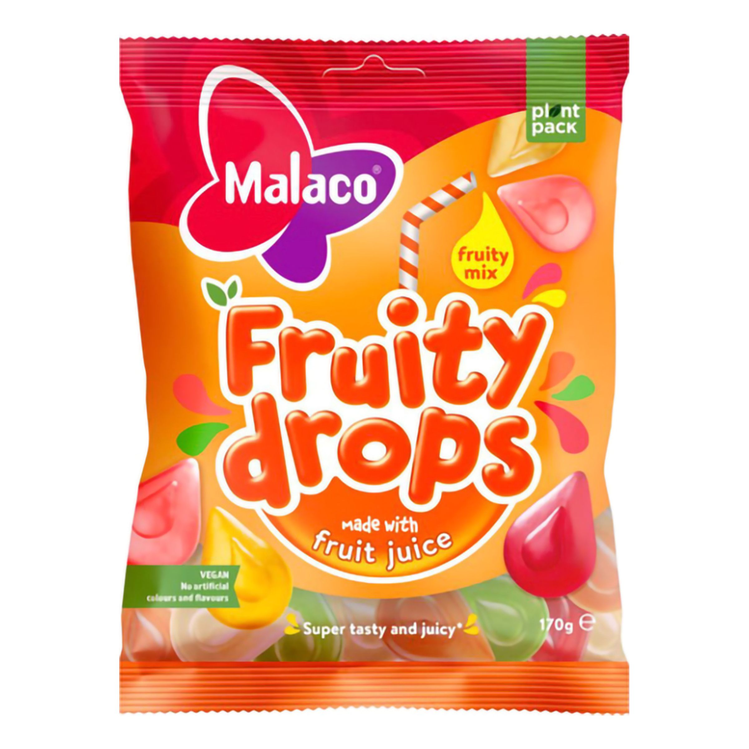 Malaco Fruity Drops Fruity Mix - 170 gram
