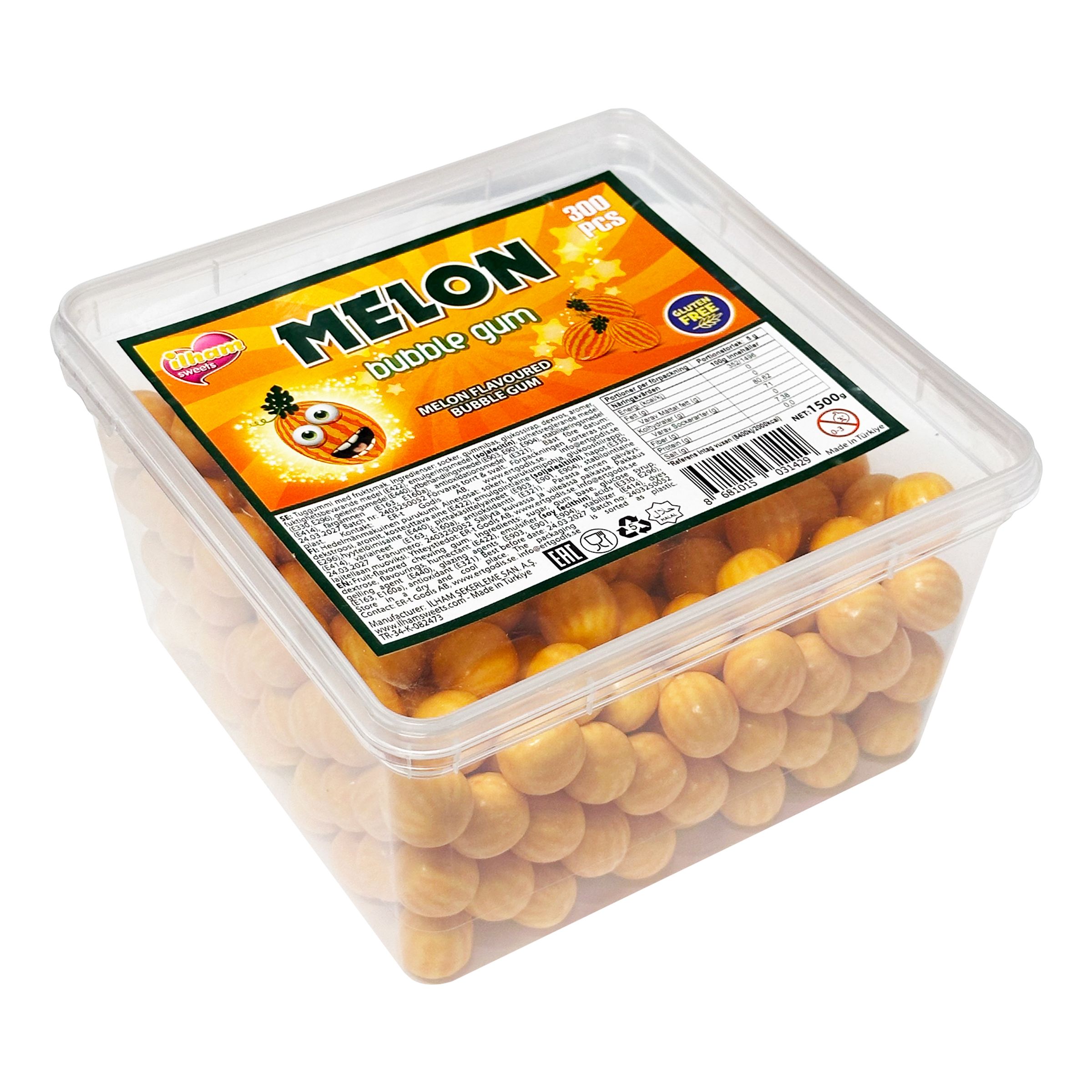 Melon Bubblegum Økonomipakke - 1,5 kg