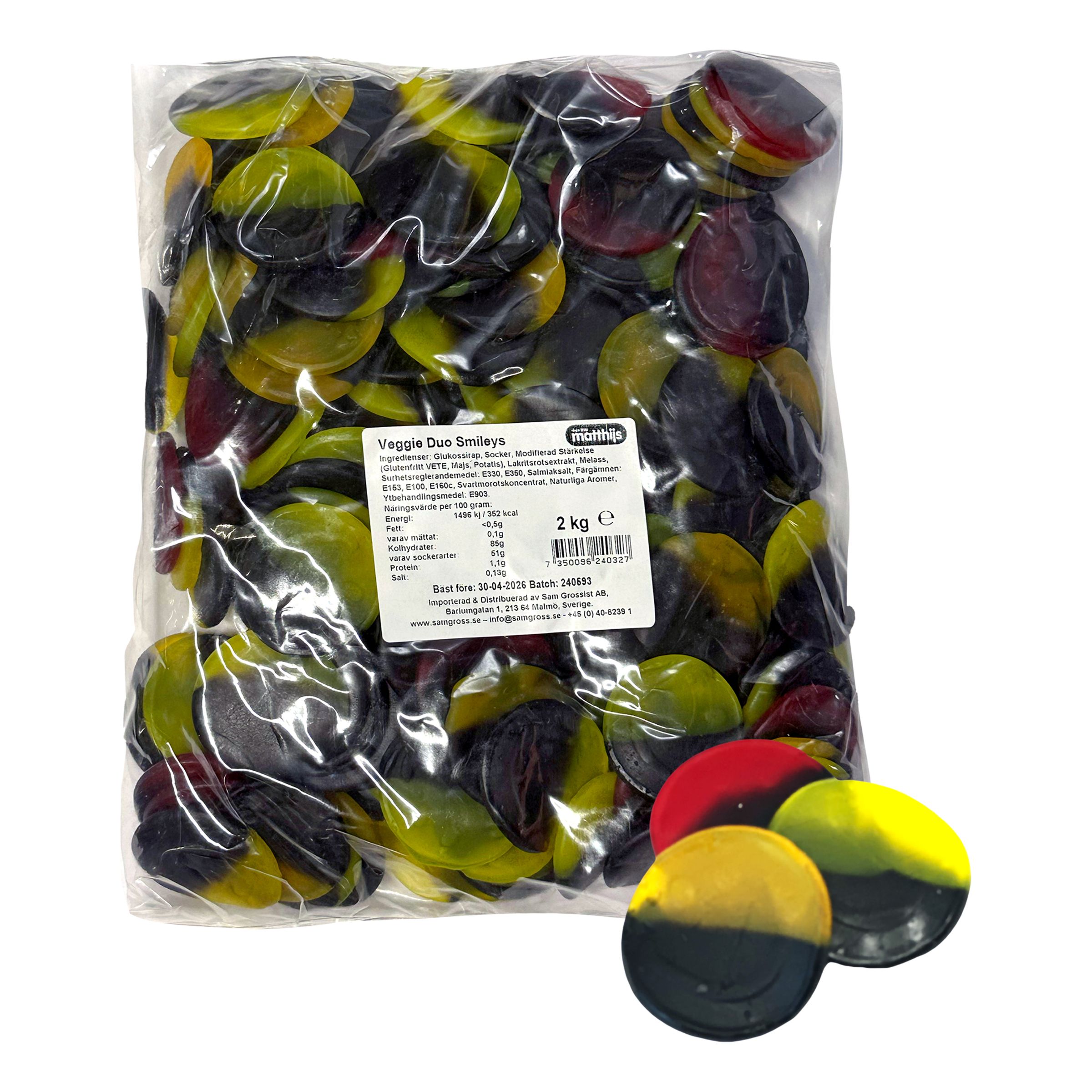 Duo Smileys Økonomipakke - 2 kg