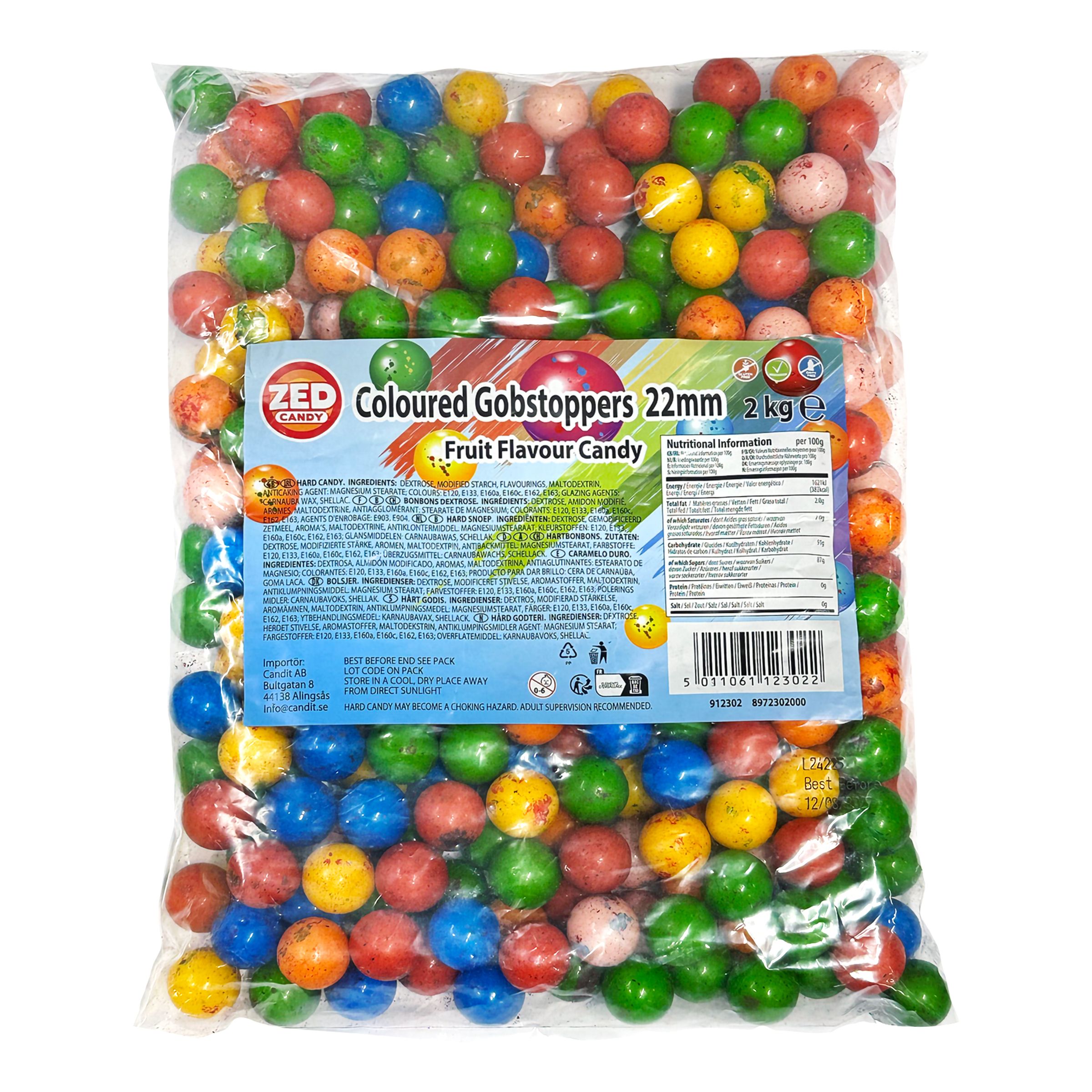 Colored Gobstopper Økonomipakke - 2 kg