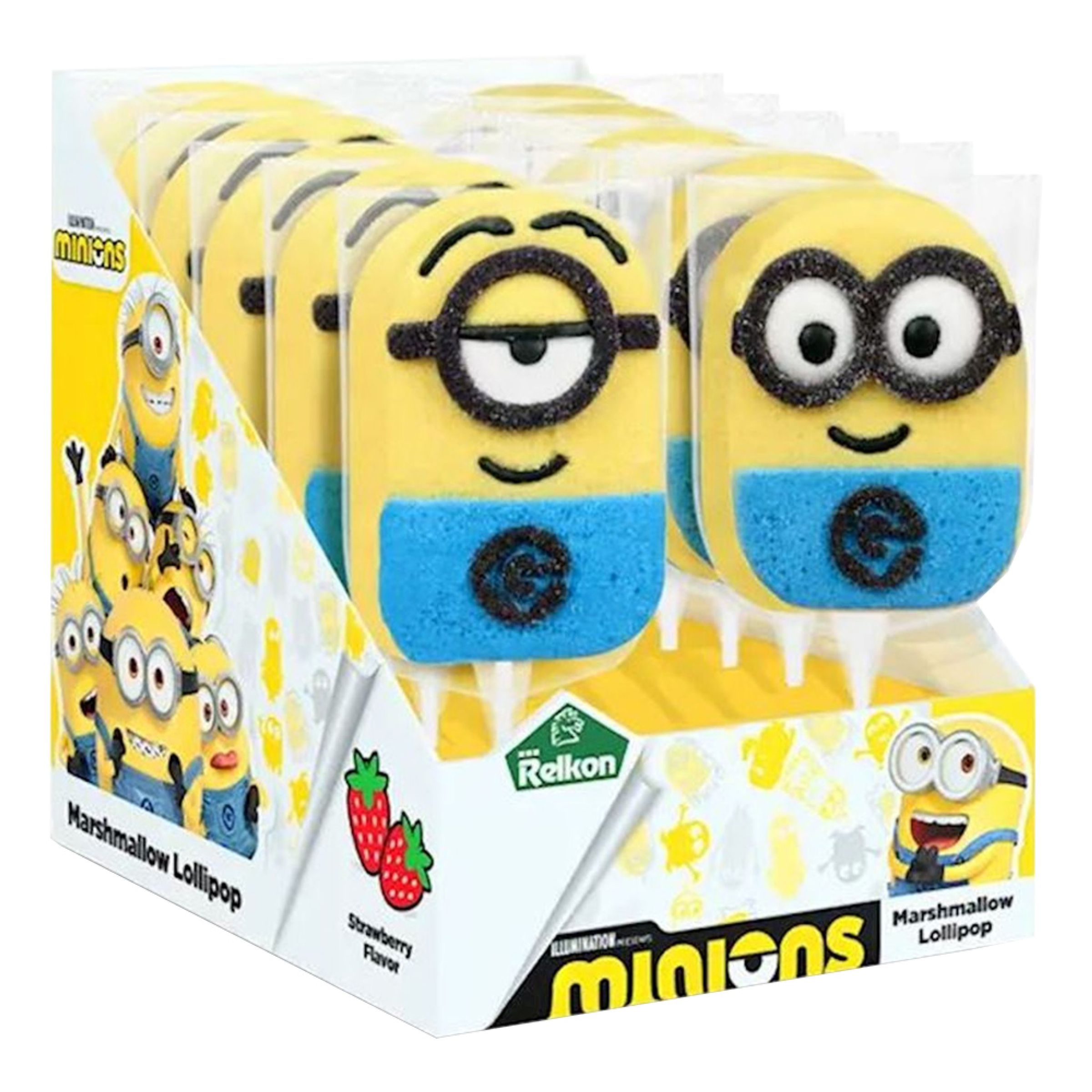 Minions Marshmallows Slikkepind - 12-pack