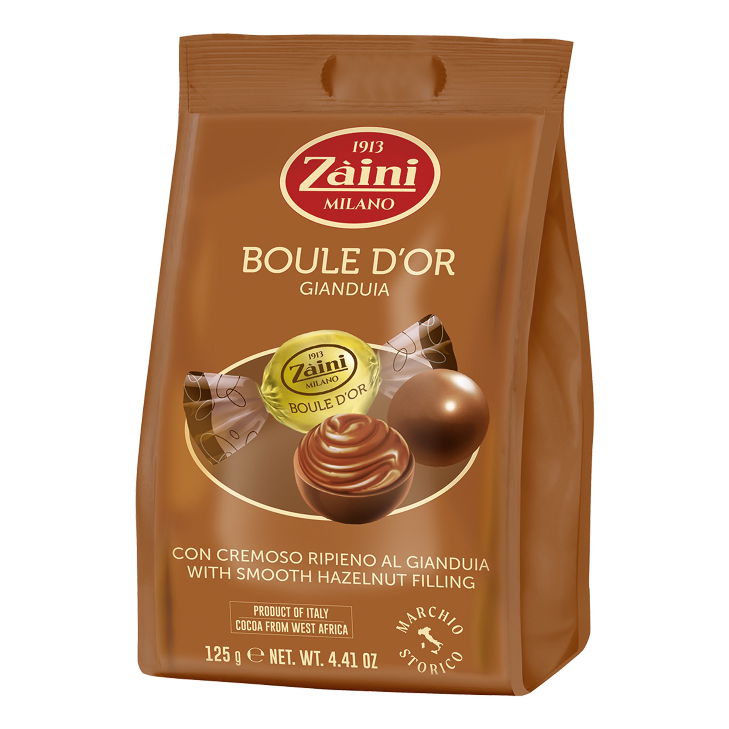 Chokoladepraliner Hasselnød - 125 gram