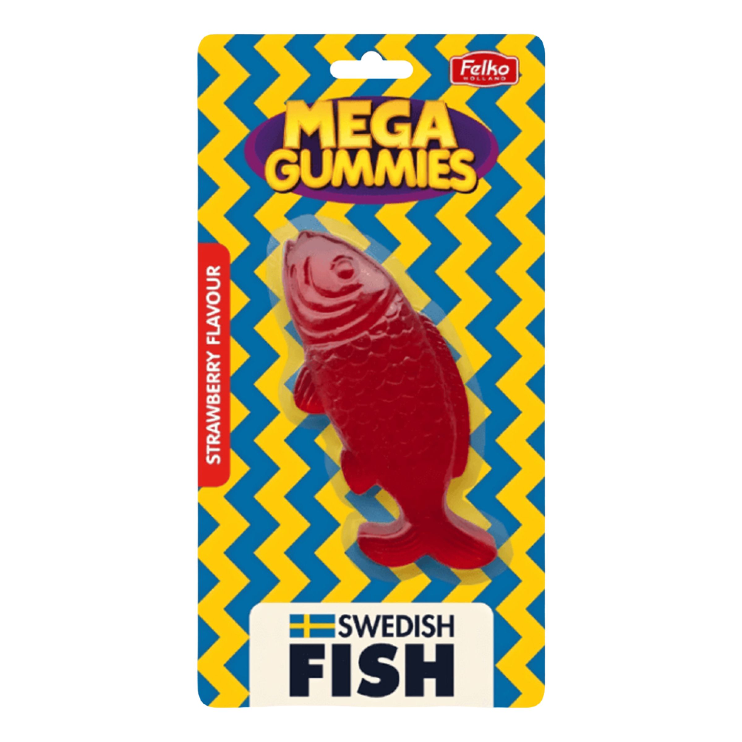 Mega Gummies Svenske Slikfisk - 120 gram