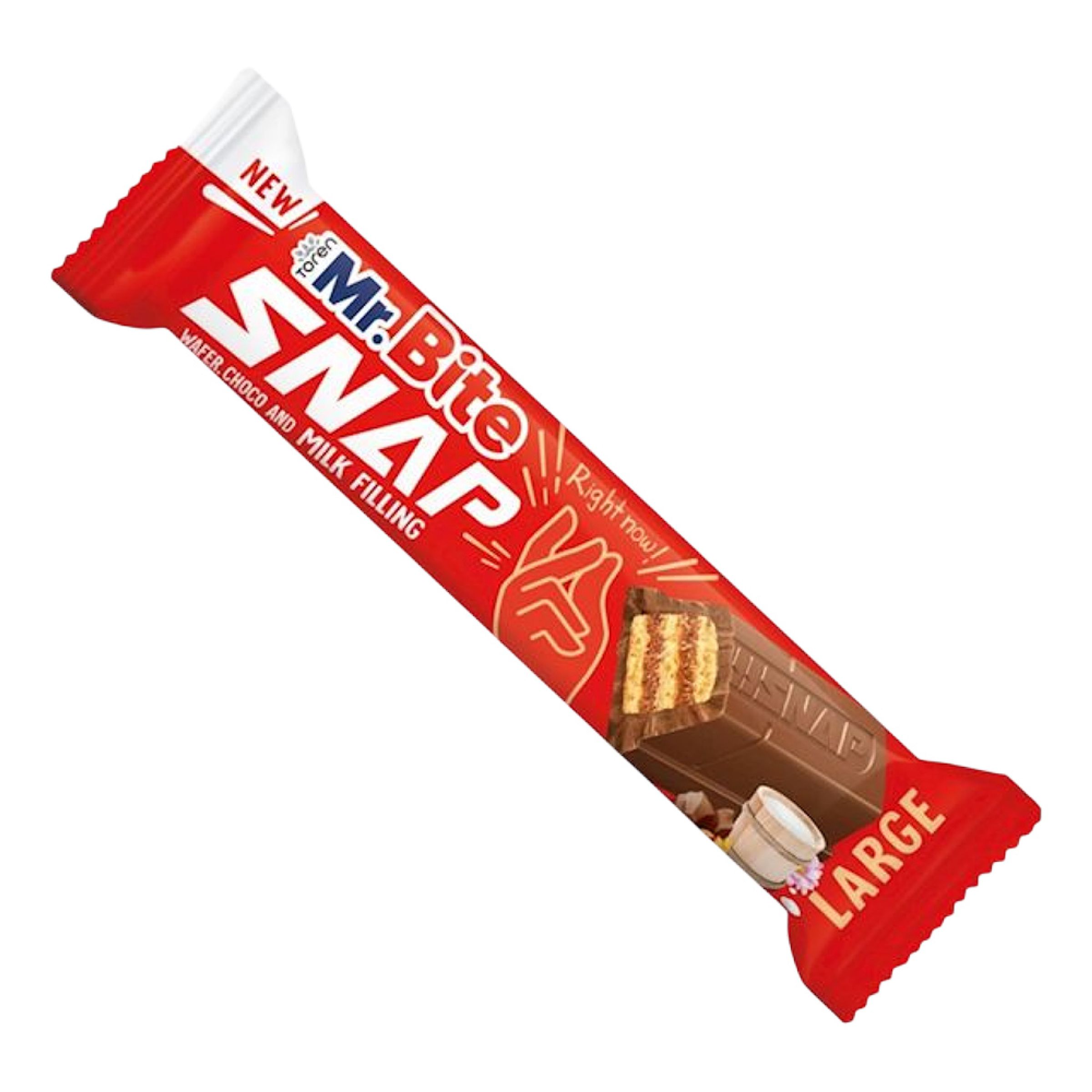 Mr. Bite Snap Mælkechokolade Økonomipakke - 24-pak