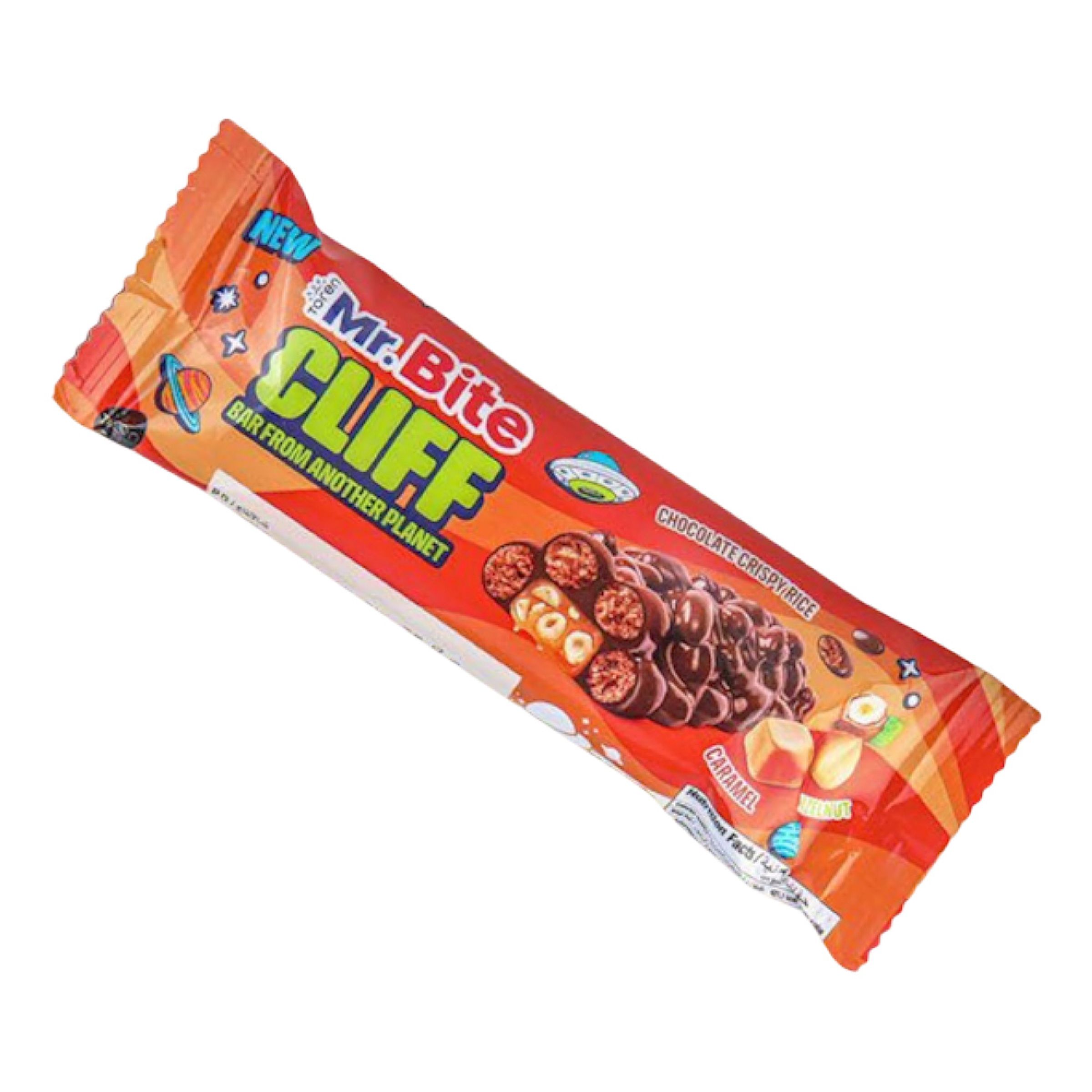 Mr. Bite Cliff Karamel/Hasselnød Økonomipakke - 24-pak