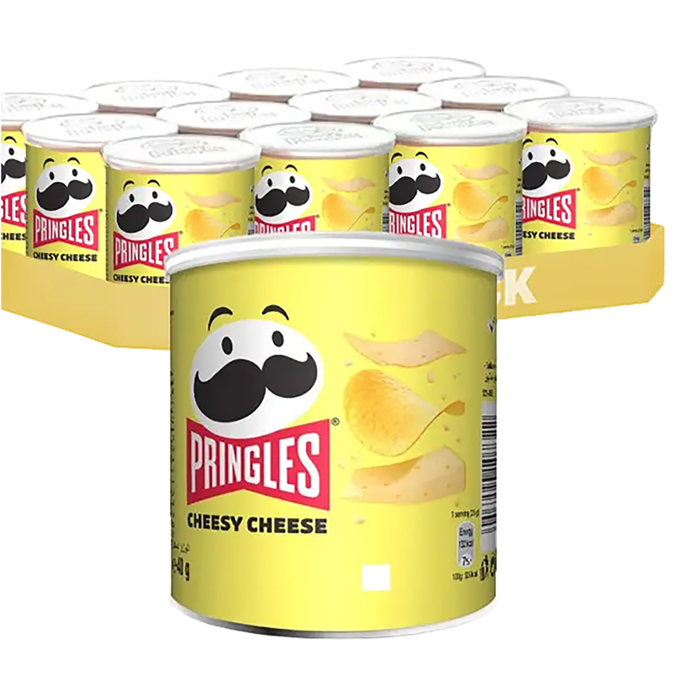 Pringles Cheesy Cheese Mini Økonomipakke - 12-pak