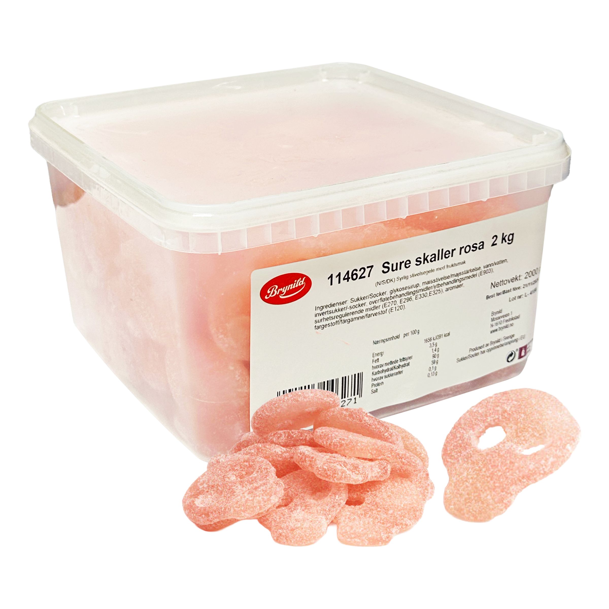 Sura Skaller Lyserød Økonomipakke - 2 kg