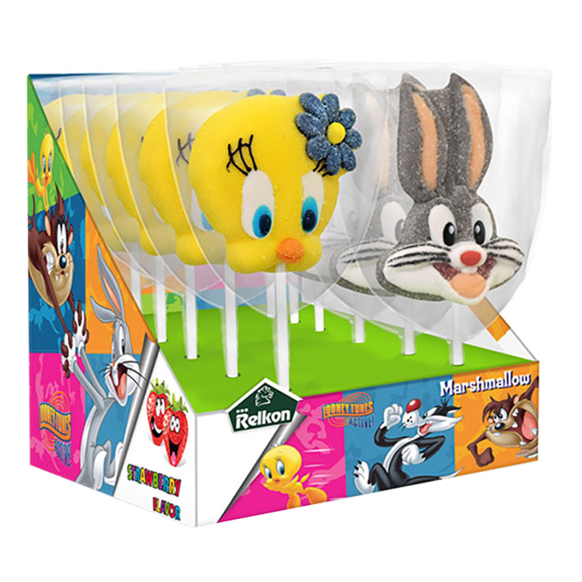Looney Tunes Marshmallows Slikkepind - 12-pack