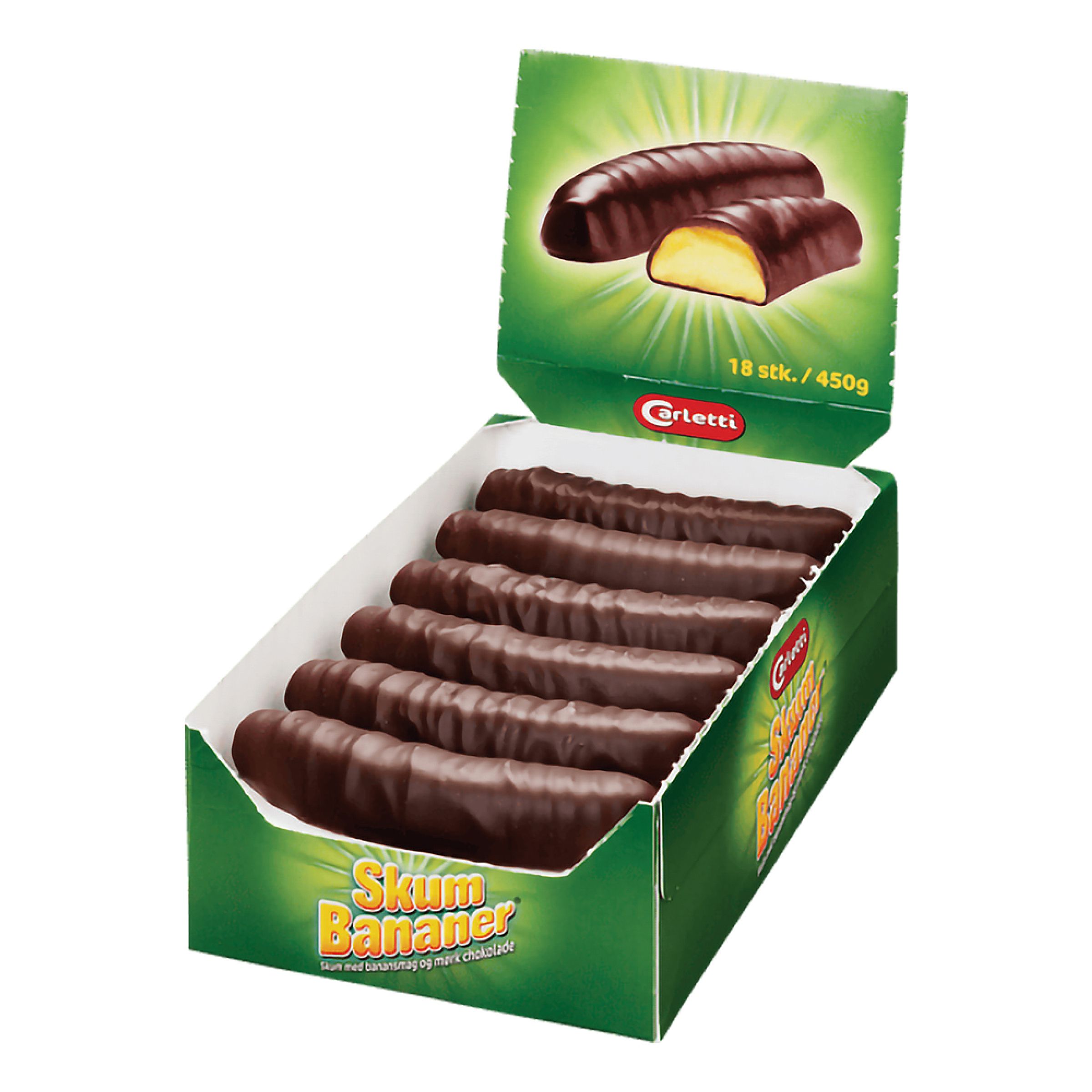 Carletti Skumbananer Økonomipakke - 18-pak